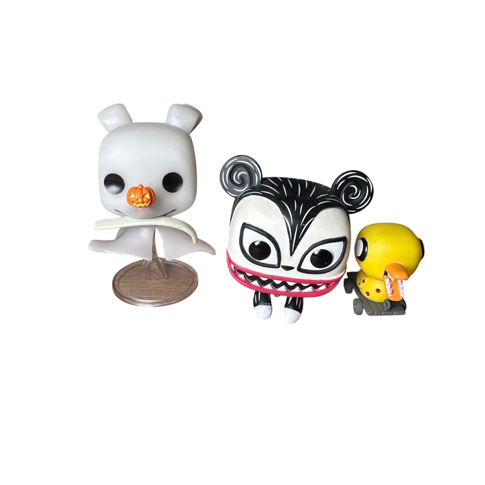 Funko Pop Nightmare Before Christmas Zero Vampire Teddy Undead Duck Figure Lot
